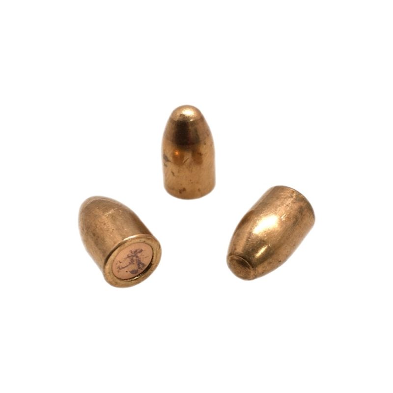 9mm 124gr RN Fmj copper bottom blems