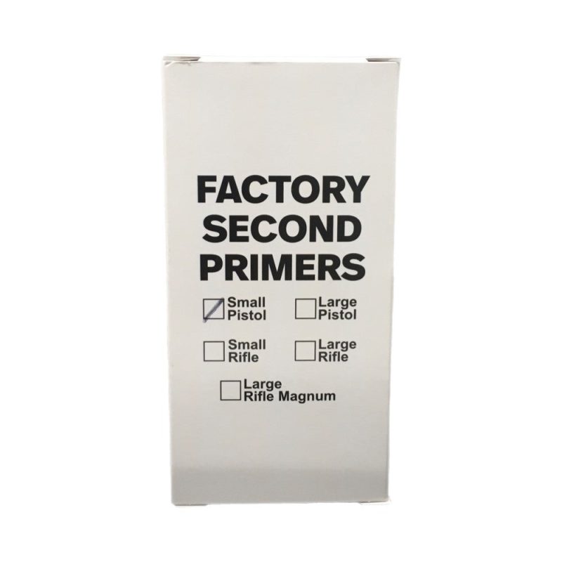 Factory second pistol primers 1